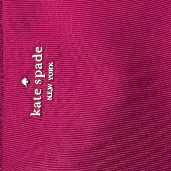 Kate Spade Cranberry Red Nylon Wristlet - Picture 2 of 9